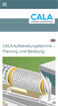 Mobile Screenshot of cala-aufbereitung.de