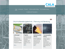 Tablet Screenshot of cala-aufbereitung.de